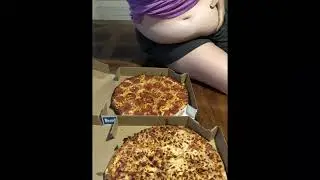 BBW DarkMoonFlower Beautiful Weight Gain and Stuffing Sequence 18+