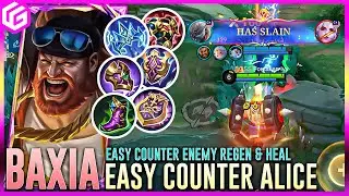 MLBB Baxia - Minotaur - Floryn unstoppable build, please try | Mobile Legends Full Gameplays