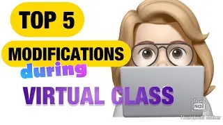 Top 5 GENERAL MODIFICATIONS during VIRTUAL or ONLINE CLASS  | Simply Miss J