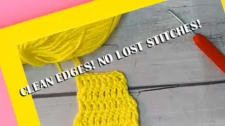 3-in-1 Hack! No more crooked edges or lost stitches! #crochet #diy #hacks #tutorials