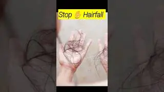 Stop ✋️ Hairfall, Regrow, Strong&Healthy Hair #youtubeshorts ##trending #haircare