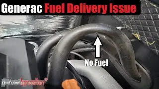 Generac Generator 24KW Error Code 1100 - 1101 Fuel Delivery Issue  / No Start | AnthonyJ350