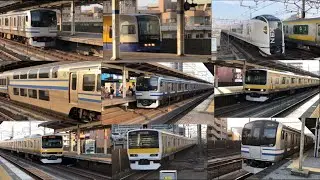 【響くvvvf！】稲毛駅にてE217系 E231系0番台 E231系500番台 E257系 E259系 255系