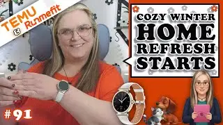 Cozy Winter Home Refresh Starts ❄️ Temu Haul 91 - RunMeFit Grace Watch