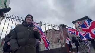 English Patriots Protest - Illegal Immigration Crisis - Newton Heath - Manchester  