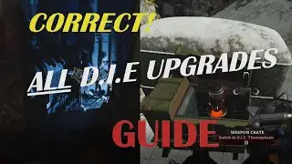 *CORRECT* ALL DIE UPGRADES COD: CW ZOMBIES DIE MACHINE