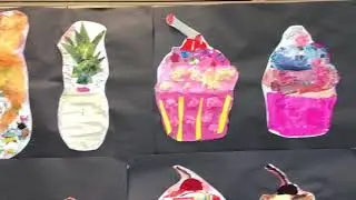 Arnold Hill Academy Art Exhibition 2018 - Year 7 Cakes