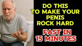 The Best Natural Drink for Stronger Erections After 60 | Works in 15 Minutes! #seniorhealth