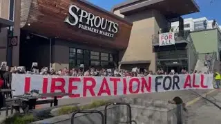 Recreating DxE's First Protest to Celebrate Our 10th Anniversary & to Keep Speaking Up for Animals!