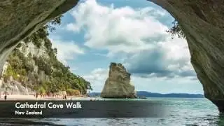 Cathedral Cove Walk . New Zealand