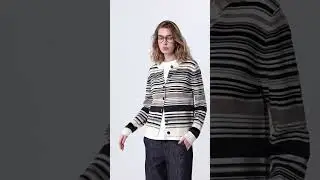 INFFTRU Wool Cashmere Striped Cardigan | Stylish Autumn Knit Essential #ootd #infftru #knitwear