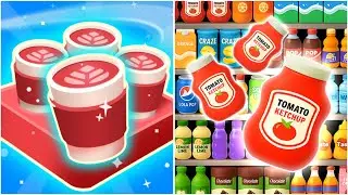 Coffee Factory 🔥 VS  Goods Jam  🔥MAX LEVELS UNLOCKED! Latest Update❤️&zwj;🔥🤩