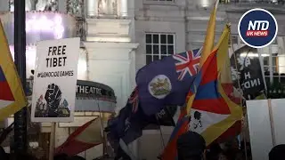 MPs Condemn 'Genocide Games' at London Rally | NTD UK News