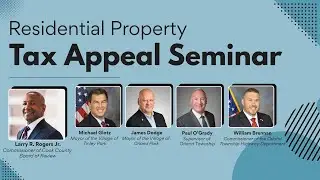Residential Property Tax Appeal Seminar (August 2025)
