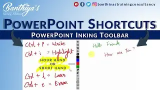 PowerPoint Annotations Shortcut Keys | PowerPoint Inking Toolbar | Hindi