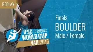 IFSC Climbing World Cup Vail 2015 - Bouldering - Finals - Male/Female