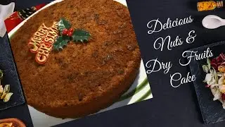 Tasty & delicious/ rich dry fruits /plum cake