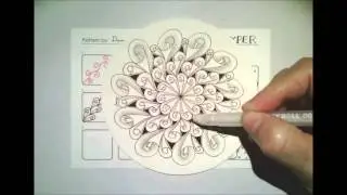 如何畫一般圖樣  How to draw the Tangle Pattern EDDYPER