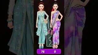 Fashion show game who is winner 🏆#wedding #fashionshow #barbie #shorts