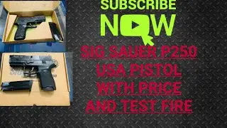 9mm sig sauer pistol USA made with price and test fire