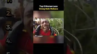 TOP 5 MOMEN LUCU ORANG NAIK WAHANA 😹 #shorts #lucu #ngakak