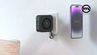 Mobile Origin Powerbank 10 000mAh and Travel Charger with build-in Lightning and USB-C cables