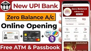 जबरदस्त upi bank 🔥 without video kyc account opening | zero balance account online opening