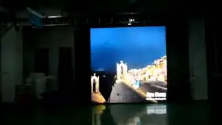 Skype:huasun618  - Soft LED Curtain Display -Galaxias-6 P6.25mm Size: 3mX 3m