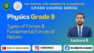 Types of Forces & Fundamental Forces of Nature | Physics | Grade 9 | Crash Course Series | FDE