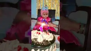 1st birthday 🎂🎉 celebration 🎆 my little daughter 🥰😍 #lovestatus #hindisong