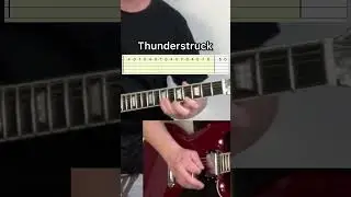 Thunderstruck Guitar + Tabs #guitarcover #guitarlesson #guitartutorial #guitartabs #guitar #music