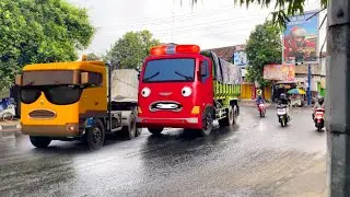 Disini Markas Truk Tengki LPG, Truk Kontainer Mirip Frank Kawan Tayo
