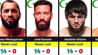 Undefeated Muslim Fighters in MMA || Undefeated Fighters