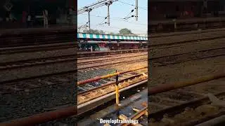 🤔Guess this Junction 🚉 view And Arriving Train 🚂🚃😍💯#shorts #viral #junction #developtrainvlogs