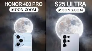 Honor 400 Pro Vs Samsung Galaxy S25 Ultra Super Moon Zoom Test Comparison