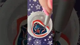 Memorial day watermarble! 💙🤍❤️