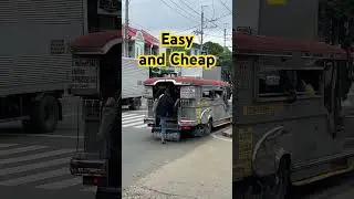 Affordable and Quick Jeepney Ride #travel #transport #traffic #philippines #vehicles #asiantravel