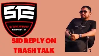 S8ULSid final reply on Trash talk with Stalwart esports#s8ul #sid#bgmi