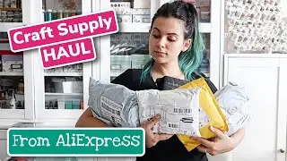 Unpacking Craft Supple HAUL from ALiExpress Stamps and Cutting Dies