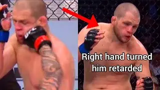 Santiago Ponzinibbio had Alex Morono GEEKIN after incredible late COMEBACK KO