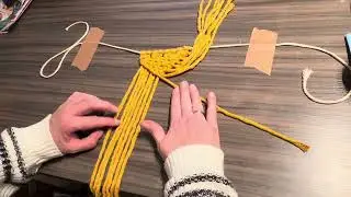 Macram&eacute; vlaggetje maken