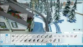 Planet coaster Christmas park beginning