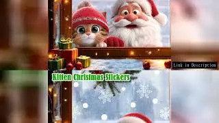 Christmas Window Stickers Santa Claus Glass Stickers Cartoon Santa Claus Cat Snowflake Window Glass