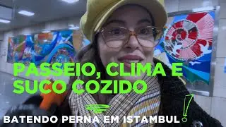 Rotina de casa, suco cozido, exercício físico e passeio em Istambul 