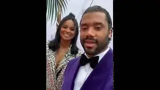 Pregnant Ciara and Russell Wilson arrive at NFL Honors 2020