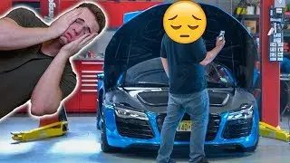 SOMEONE DAMAGED MY AUDI R8!