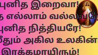 இரக்கத்தின் ஜெபமாலை CHAPLET OF DIVINE MERCY IN TAMIL J19 @tamilbiblewisdom2022