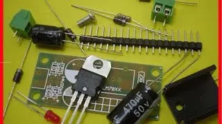 Из Китая посылка №28 KIT Модуль питания на L7805