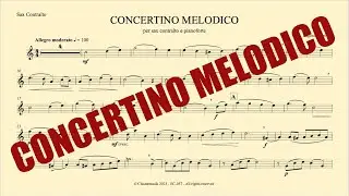 Concertino Melodico per sax contralto - Eugenio Conforti