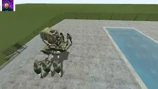 Gmod One punch man Saitama vs Metal slug Crablops